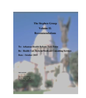 Final Report Volume II - Recommendations